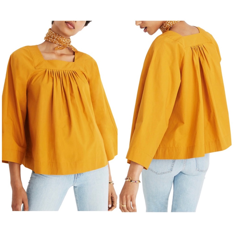 Madewell | Square Neck Peasant Top